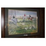 WATERCOLOR ~ HUNTING SCENE $30