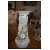 HAND BLOWN GLASS VASE 11 INCHES ~ HAVE TWO ~ $10 EACH