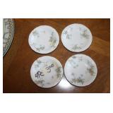 VINTAGE THEODORE HAVLAND BUTTER PAD DISHES TOP LEFT HAS A NIC . 4 PC $3  