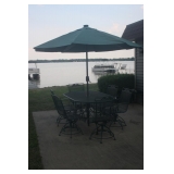 WROUGHT IRON PATIO SET