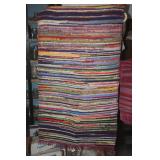 VINTAGE HANDMADE RAG RUGS
