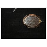 BACK OF MOURING BROOCH