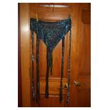 HAND BEADED TO GOLD DRESS