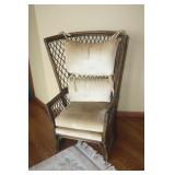 HIGH BACK MID CENTURY CHAIR