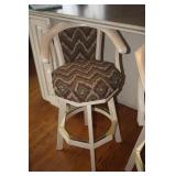 WOOD BAR STOOLS ~ TWO