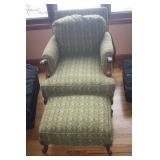 CHAIR AND OTTOMAN