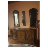 DRESSER AND MIRRORS
