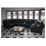 LEATHER RECLING SECTIONAL