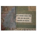 HUGE WOOL PILE AREA RUG ~ 22 X 12