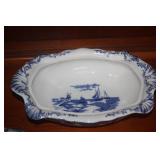 COVERED CASSROLE DISH ~ UPPER HANLEY PORCLAINE POTTERY