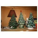 CERAMIC CHRISTMAS TREES