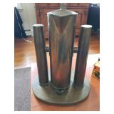 very unique ~ ww2 Shell made into tilt coffee pot ~ made by Germans  