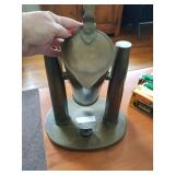 very unique ~ ww2 Shell made into tilt coffee pot ~ made by Germans  