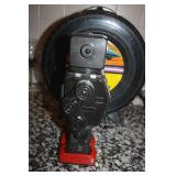 MADE IN JAPAN ~ VINTAGE ROBOT ~ BATTERY OP METAL HOUSE DINO ROBOT 