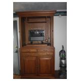 LEXINTON ENTERTAINMENT CENTER AND MODERN VICTROLA