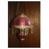 CRANBERRY HANGING LAMP