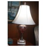 VINTAGE CRANBERRY LAMP