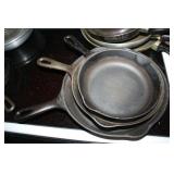 WAGNAER CAST IRON SKILLETS