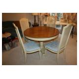 FRENCH STYLE DINING TABLE 2 LEAVES