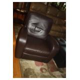 ITALIAN LEATHER CLUB CHAIR