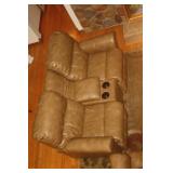 LA Z BOY LEATHER DUAL RECLINERS
