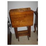 WOOD FOLDING TRAYS