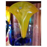 BLENKO FAN VASE