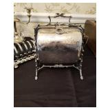 ANTIQUE ENGLISH BISCUIT HOLDER 