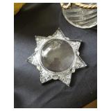 VINTAGE GLASS PAPER WEIGHT