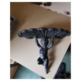HEAVY METAL CHERUB WALL SHELF