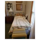 IRON HEADBOARD TWIN BED