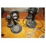 VINTAGE KELLOGE STICK PHONES