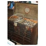 SEVERAL WOOD TOOL BOXES