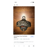 antique Coca Cola bottle opener