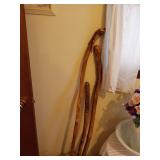 Primitive walking sticks