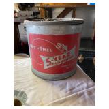 Vintage Mit Shel minnow bucket