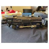 Lionel O guage train post war Engine 246 & tender, Engine 233. # 6463,6042,6076 