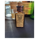 Vintage pharmaceutical bottles with stoppers 