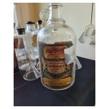 Vintage pharmaceutical bottles with stoppers 