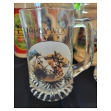Horse racing beer stein
