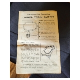 Lionel O guage train post war Engine 246 & tender, Engine 233. # 6463,6042,6076 