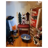 Christmas and Halloween decorations