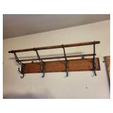 antique coat hat rack