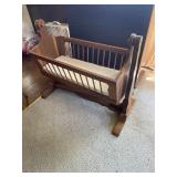 beautiful handmade baby cradle