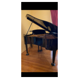 Wurlitzer Baby grand piano Ebony (black), matching bench