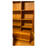 Vintage 1970’s Domino Mobler midcentury Danish modern bookcase - wall unit