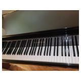 Wurlitzer Baby grand piano Ebony (black), matching bench