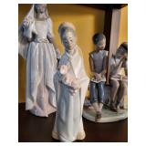 Lladro Black Legacy “boy wearing a robe and crown holding a lamb”