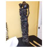 Tree of Life made of ebony wood Makonde – Tanzania Mozambique