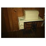 NEW HOME TREADLE SEWING MACHINE